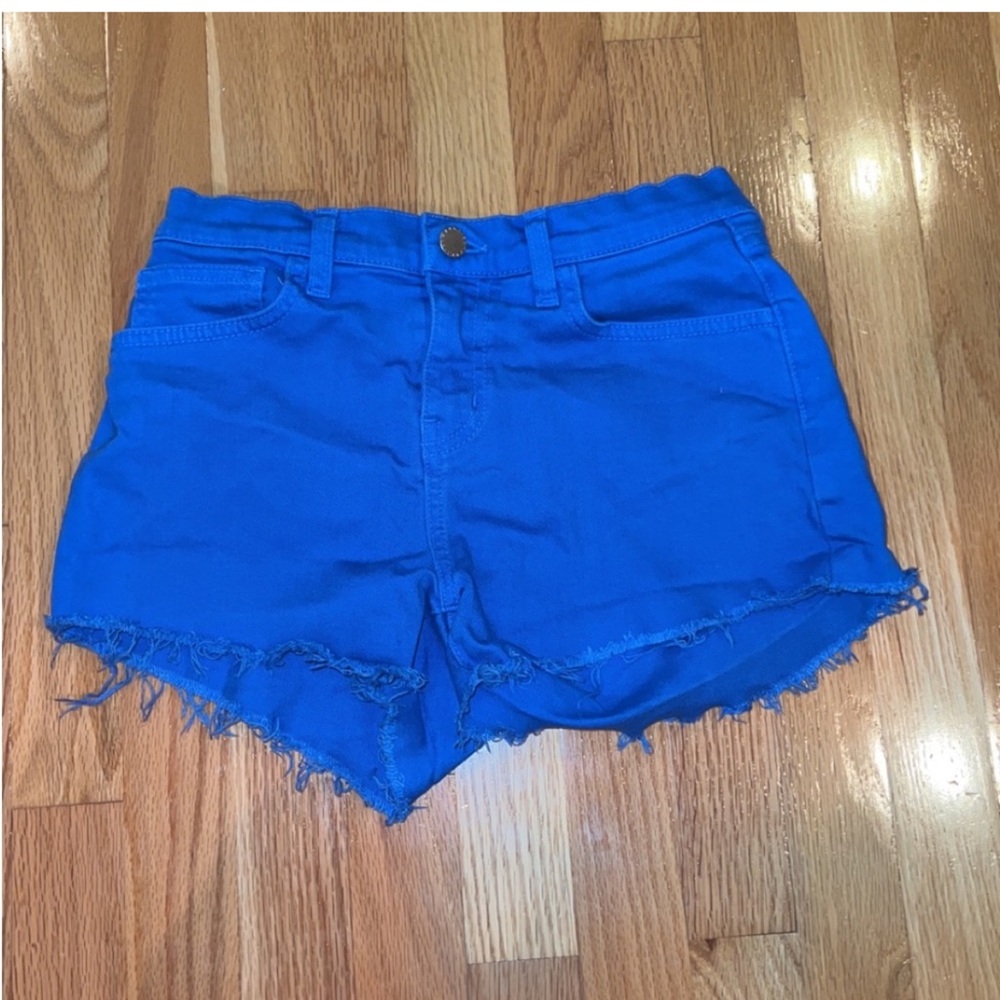 L’AGENGE Blue Women's Denim Mid-rise Shorts